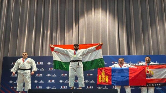 ਜੂਡੋ ਖਿਡਾਰੀ ਅਵਤਾਰ ਸਿੰਘ ਨੇ ਵਿਸ਼ਵ ਪੁਲਿਸ ਤੇ ਫਾਇਰ ਖੇਡਾਂ 2025 ’ਚ ਜਿੱਤਿਆ ਸੋਨ ਤਗਮਾ